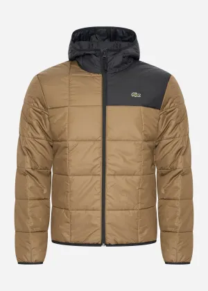 Puffer jacket - cookie black