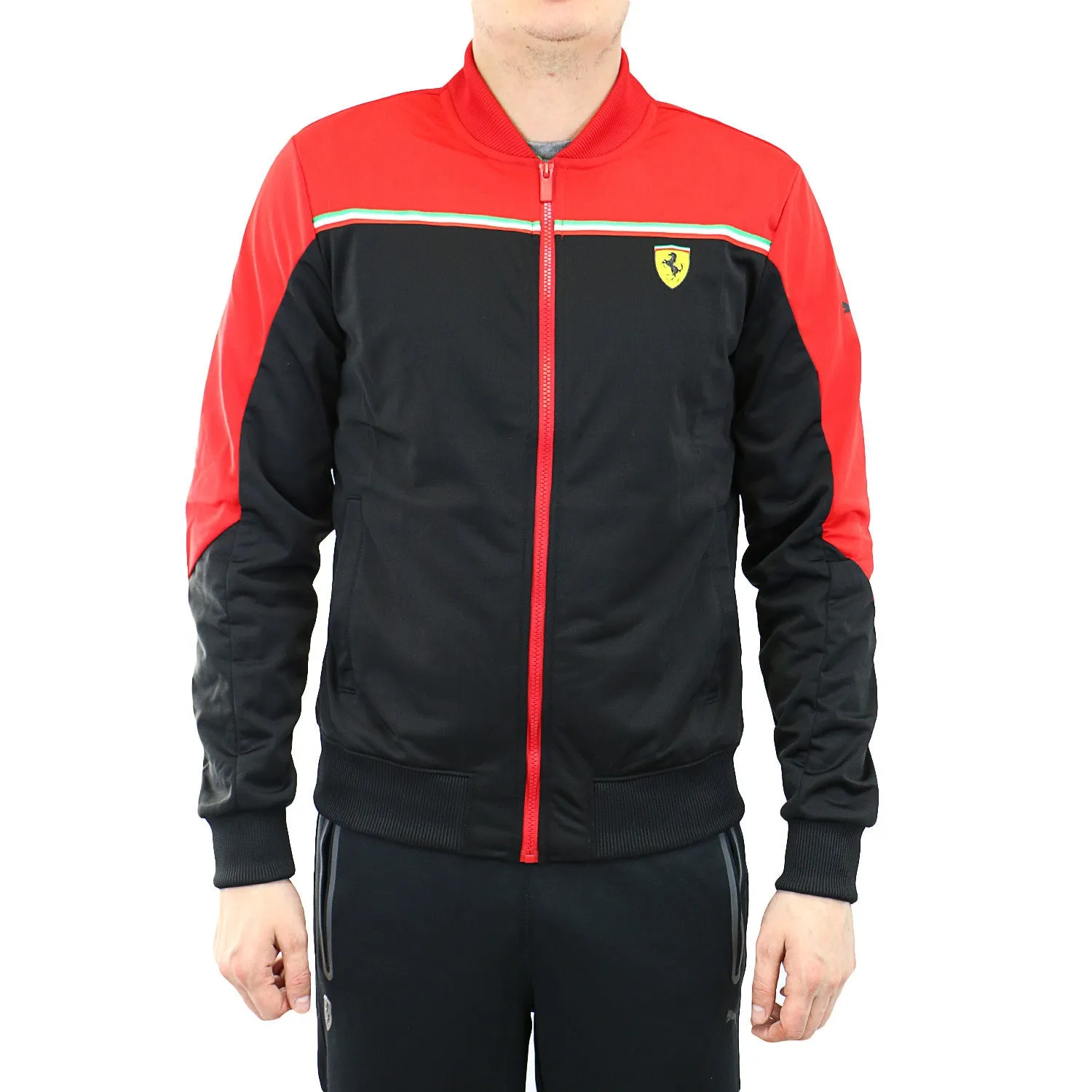 Puma Scuderia Ferrari Track Jacket - Black - Mens