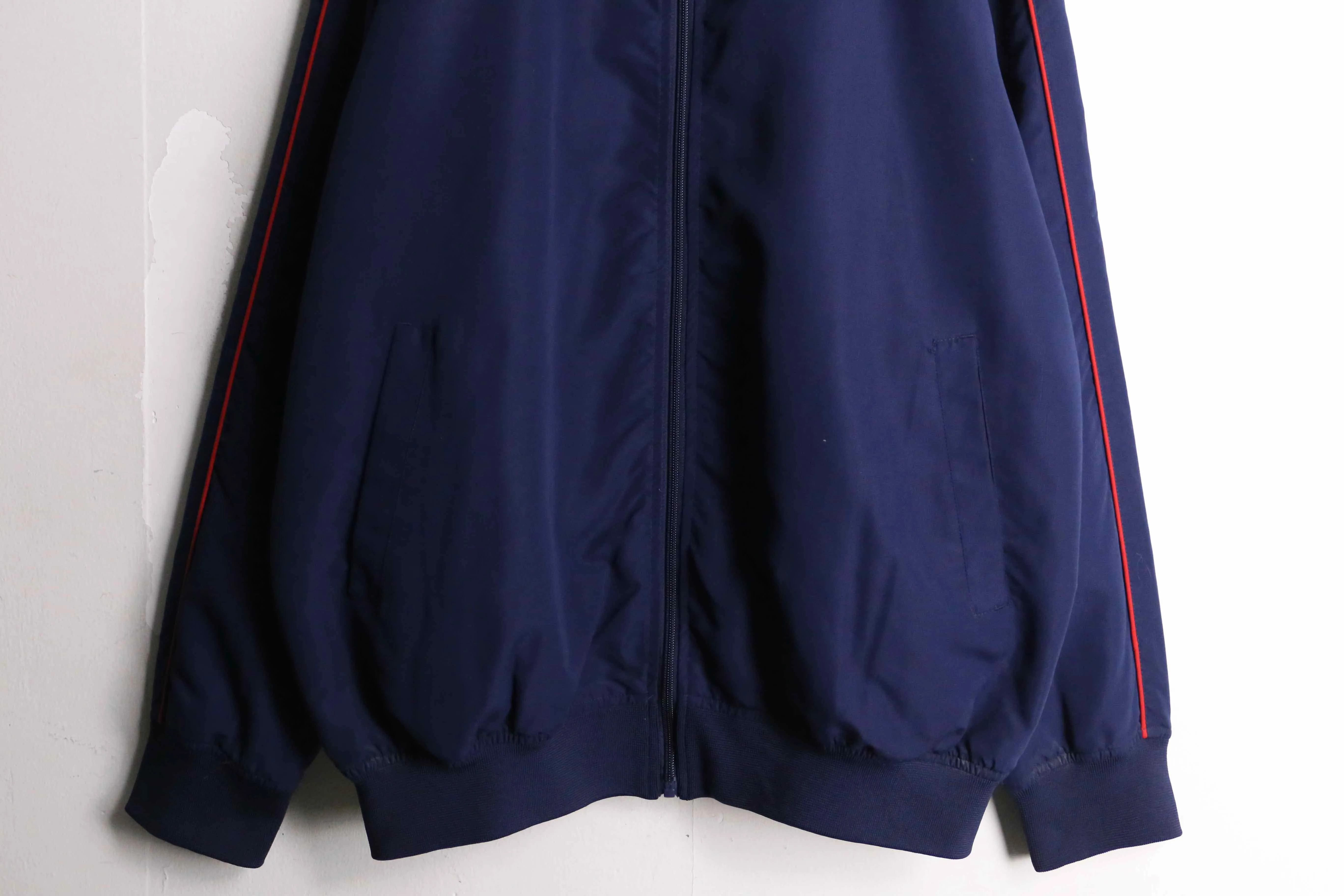 "KING SIZE" bi-color nylon track jacket