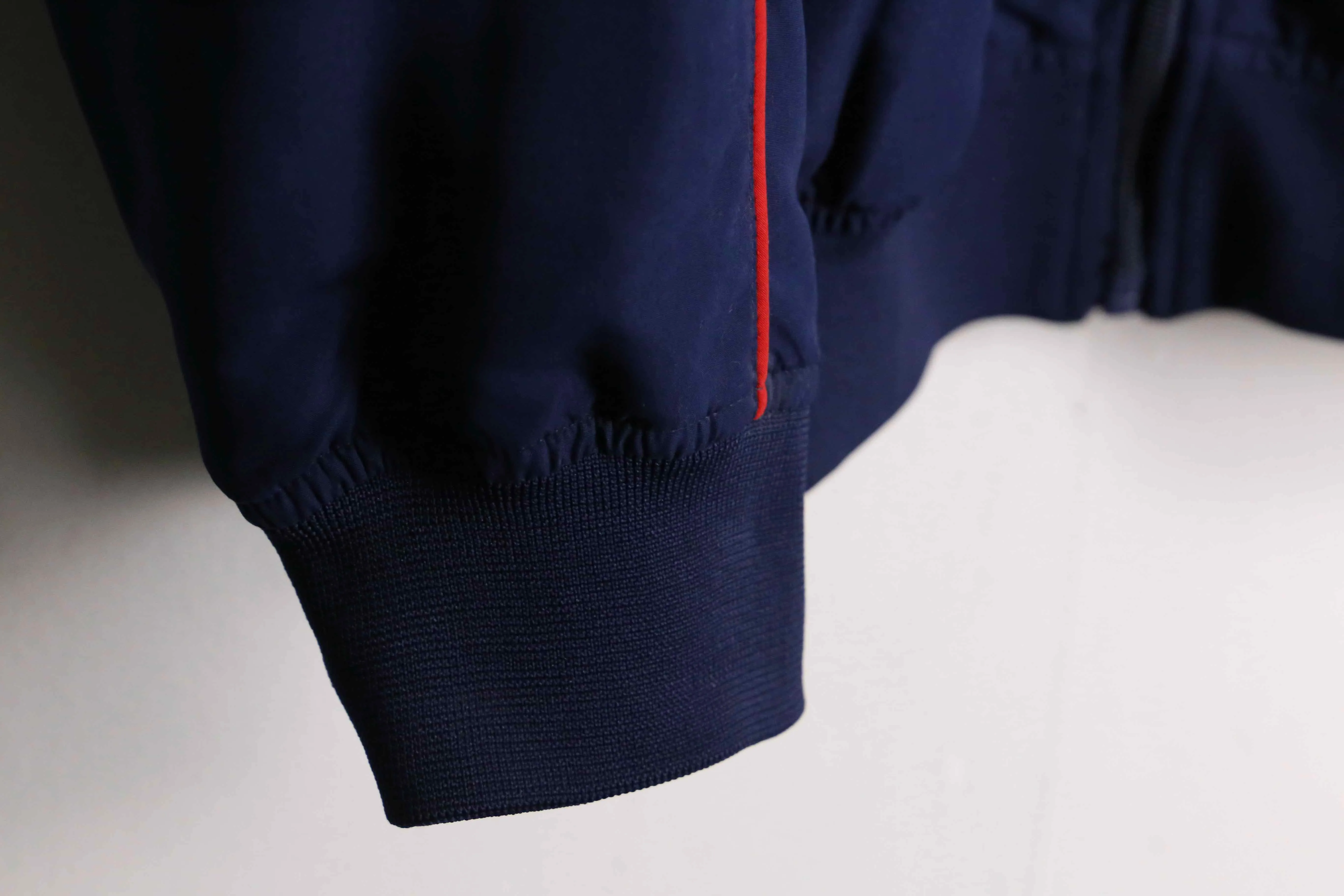 "KING SIZE" bi-color nylon track jacket