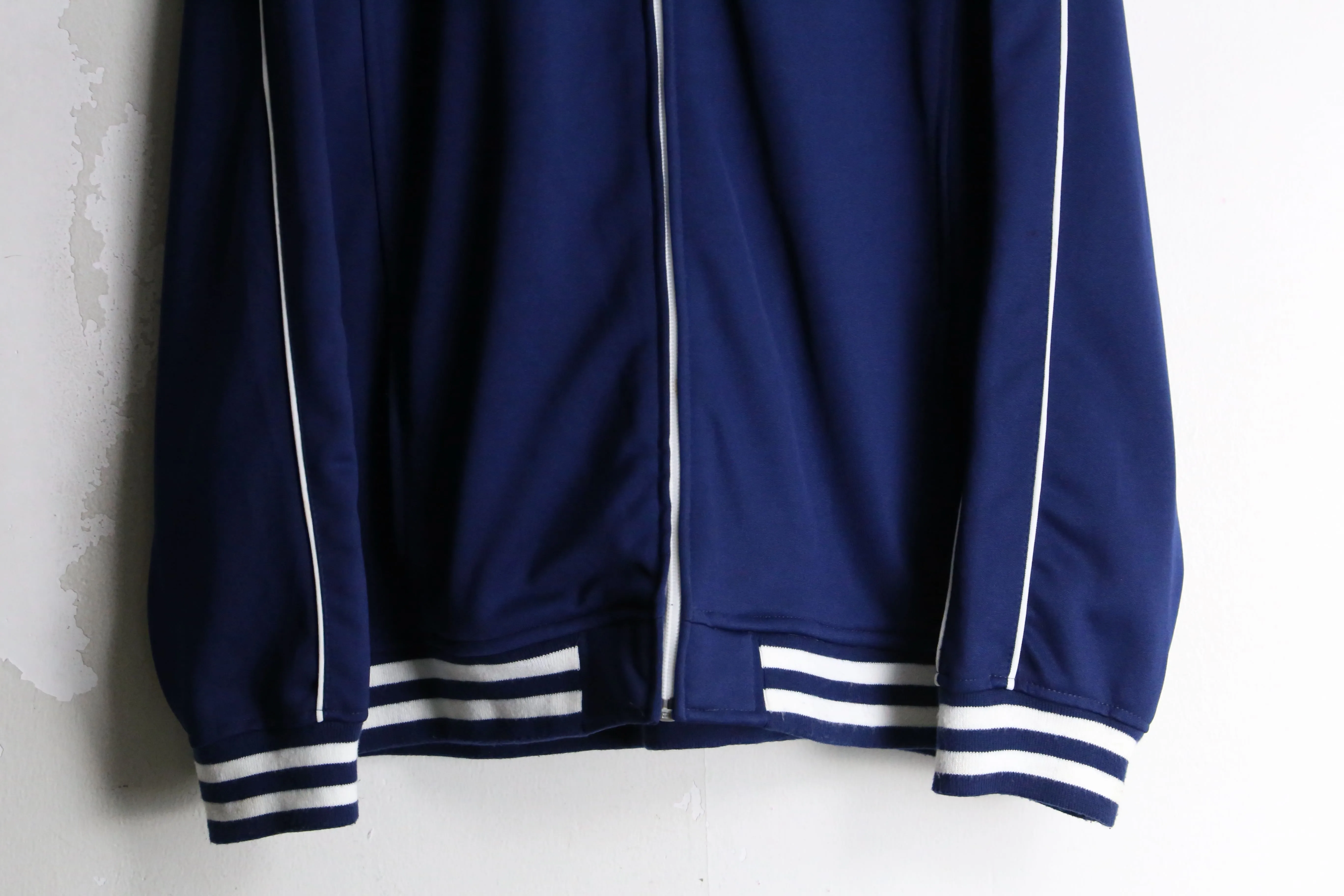 "Reebok" navy color line design track jacket