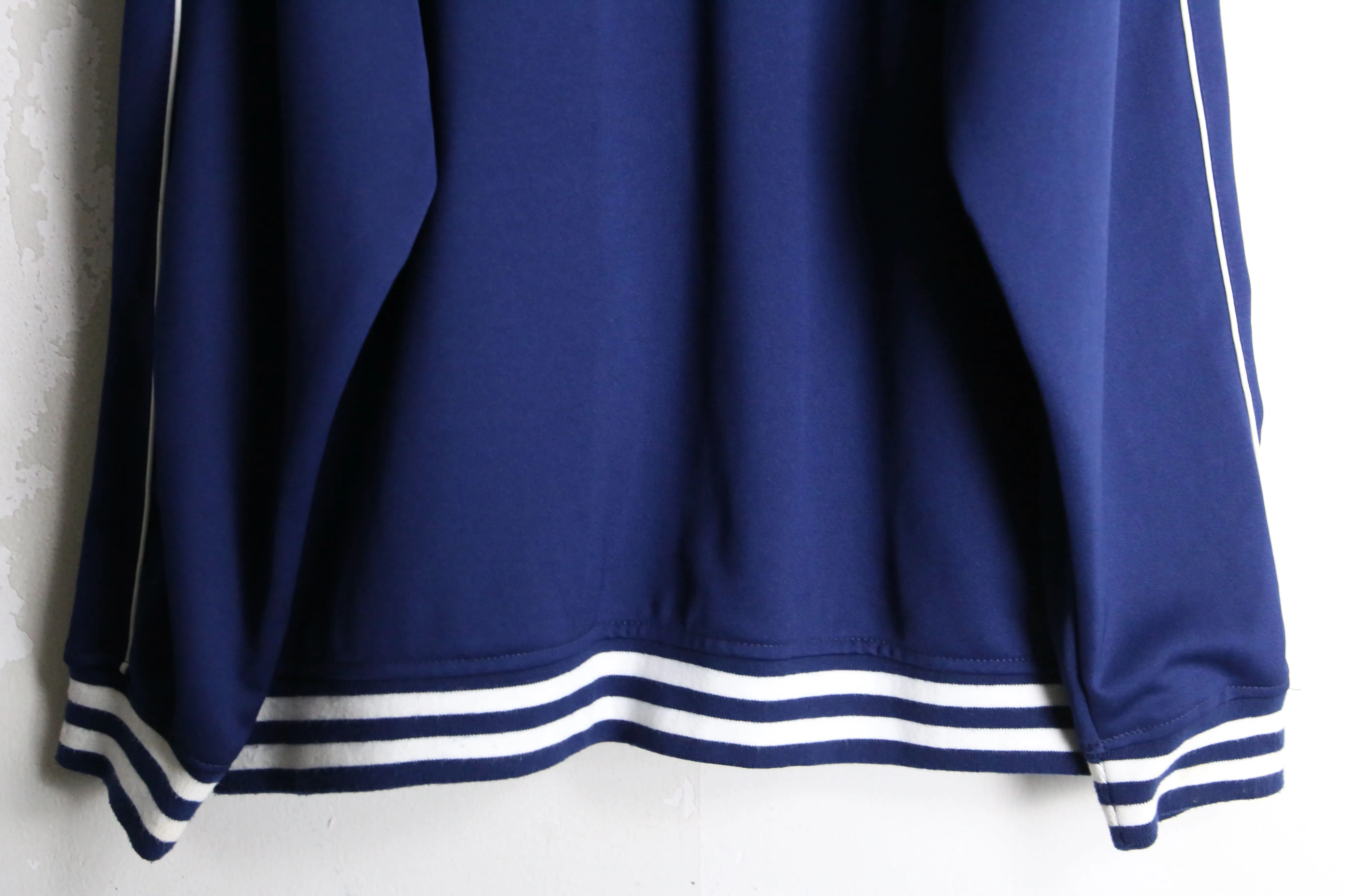 "Reebok" navy color line design track jacket