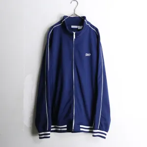 "Reebok" navy color line design track jacket