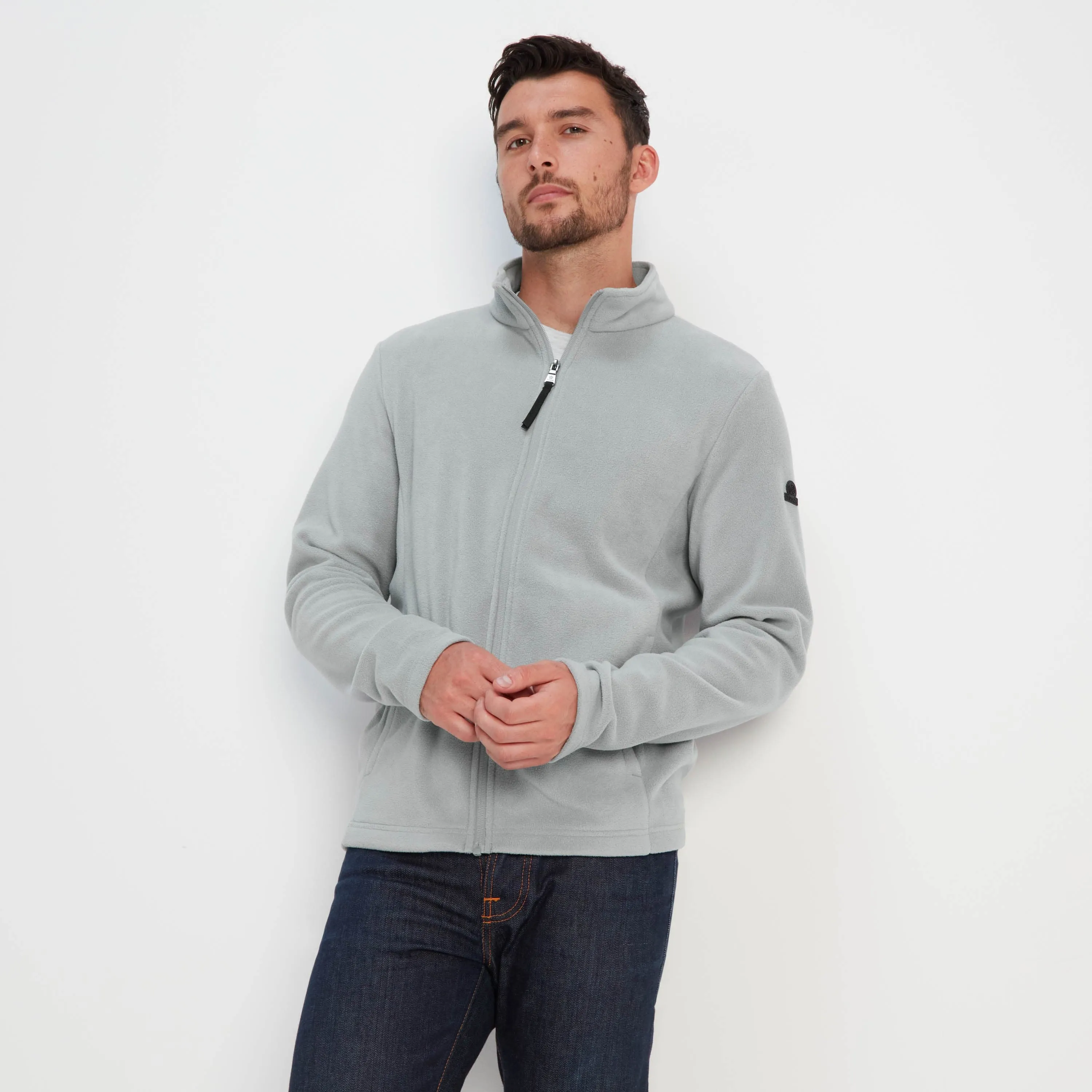 Revive Mens Fleece Jacket - Moon Grey