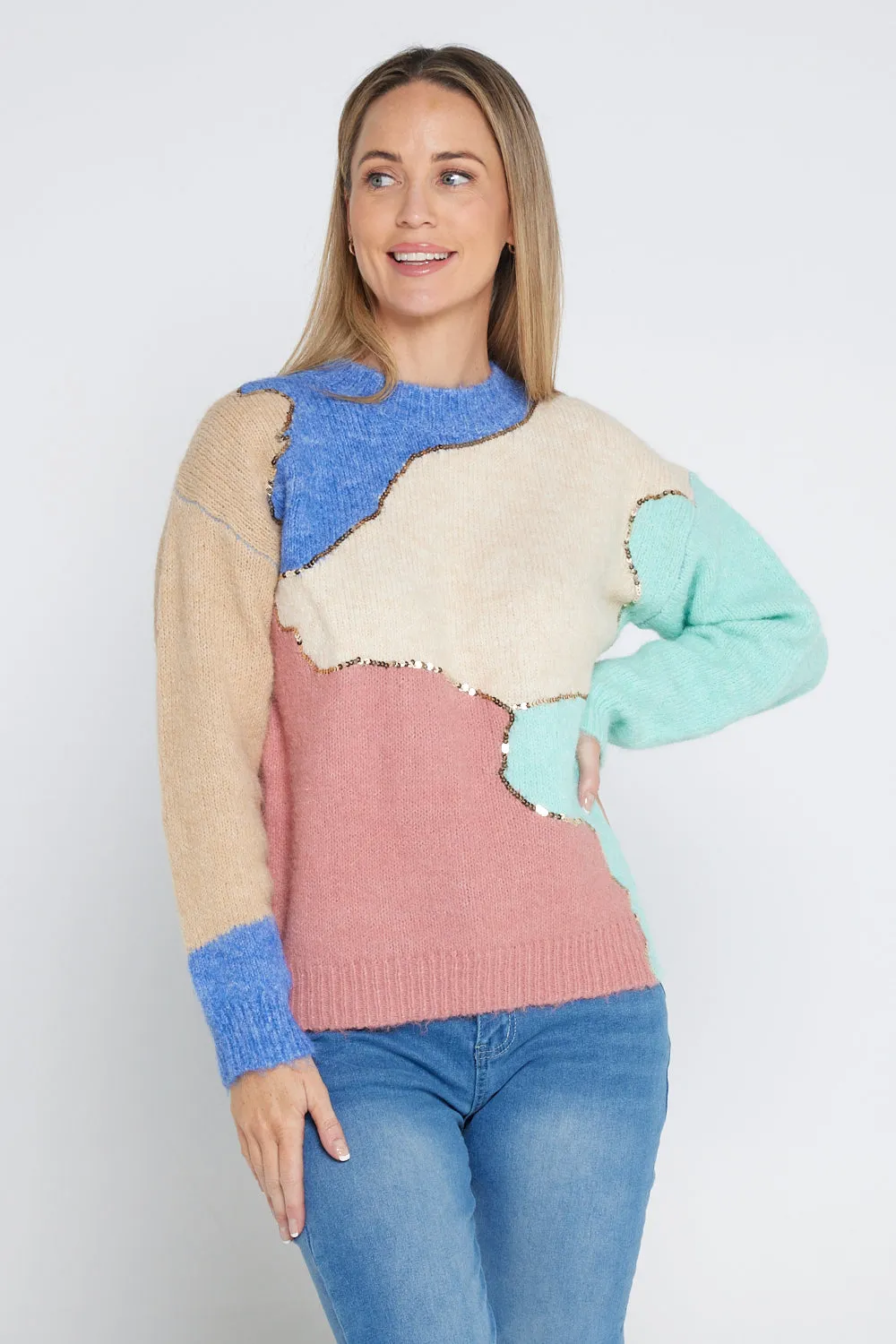 Rochelle Knit Jumper - Morandi