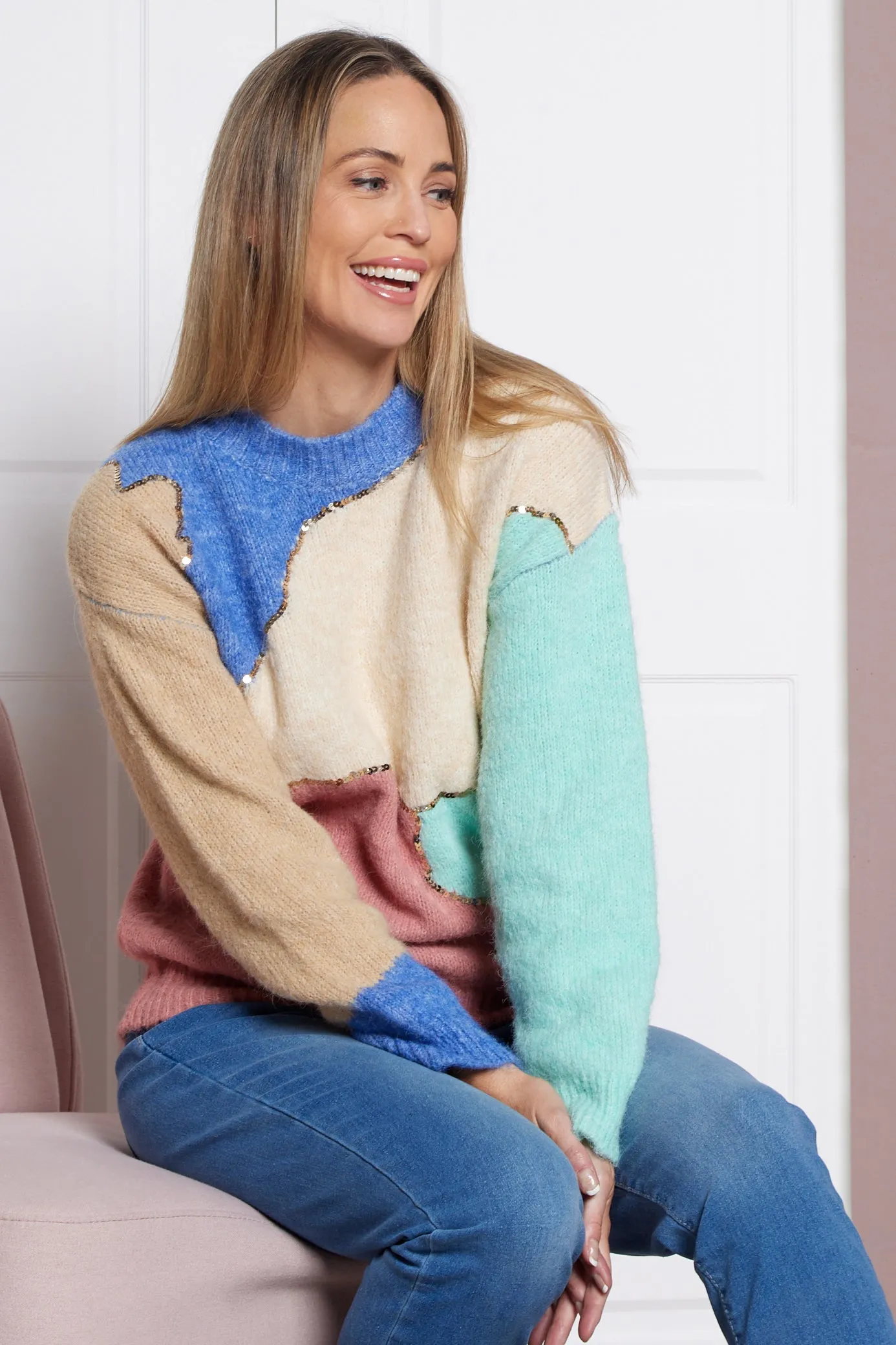 Rochelle Knit Jumper - Morandi