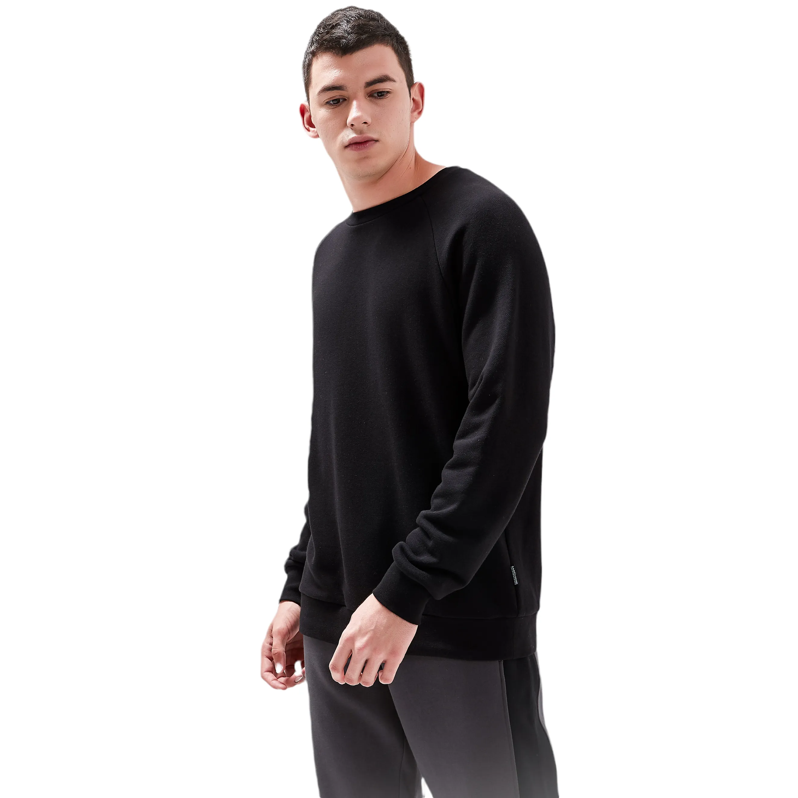 Roosevelt French Terry Performance Sweat Shirt - Black