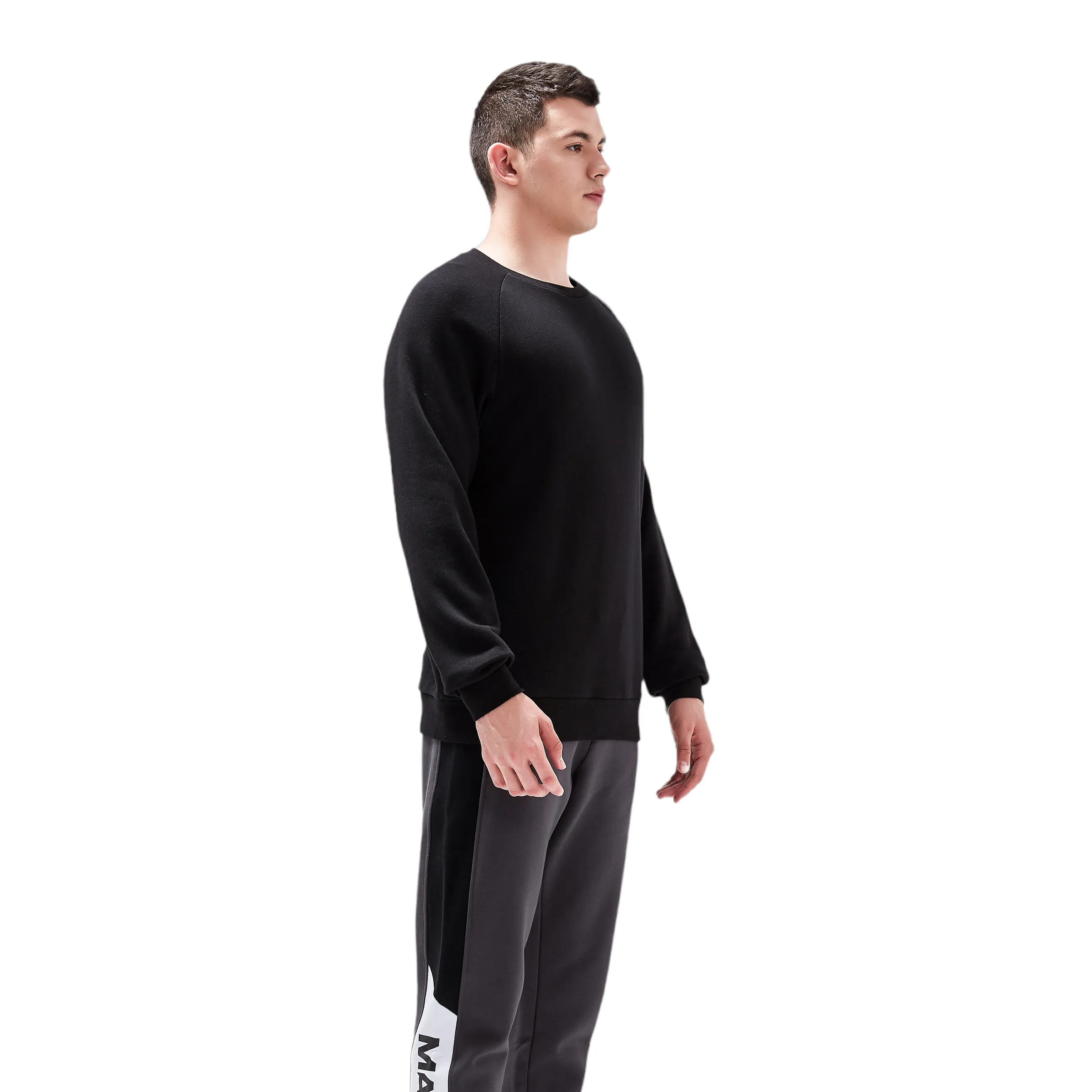 Roosevelt French Terry Performance Sweat Shirt - Black