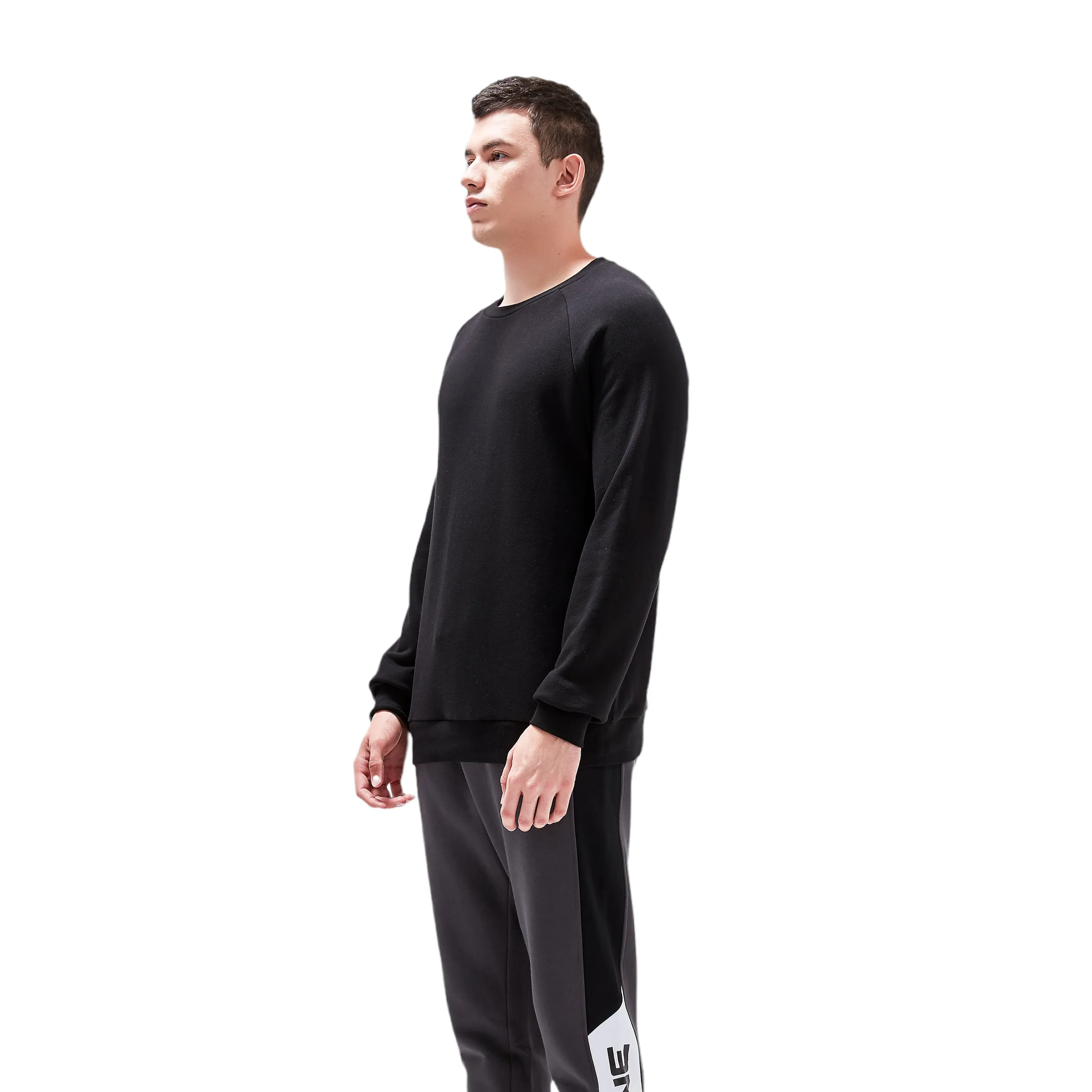 Roosevelt French Terry Performance Sweat Shirt - Black