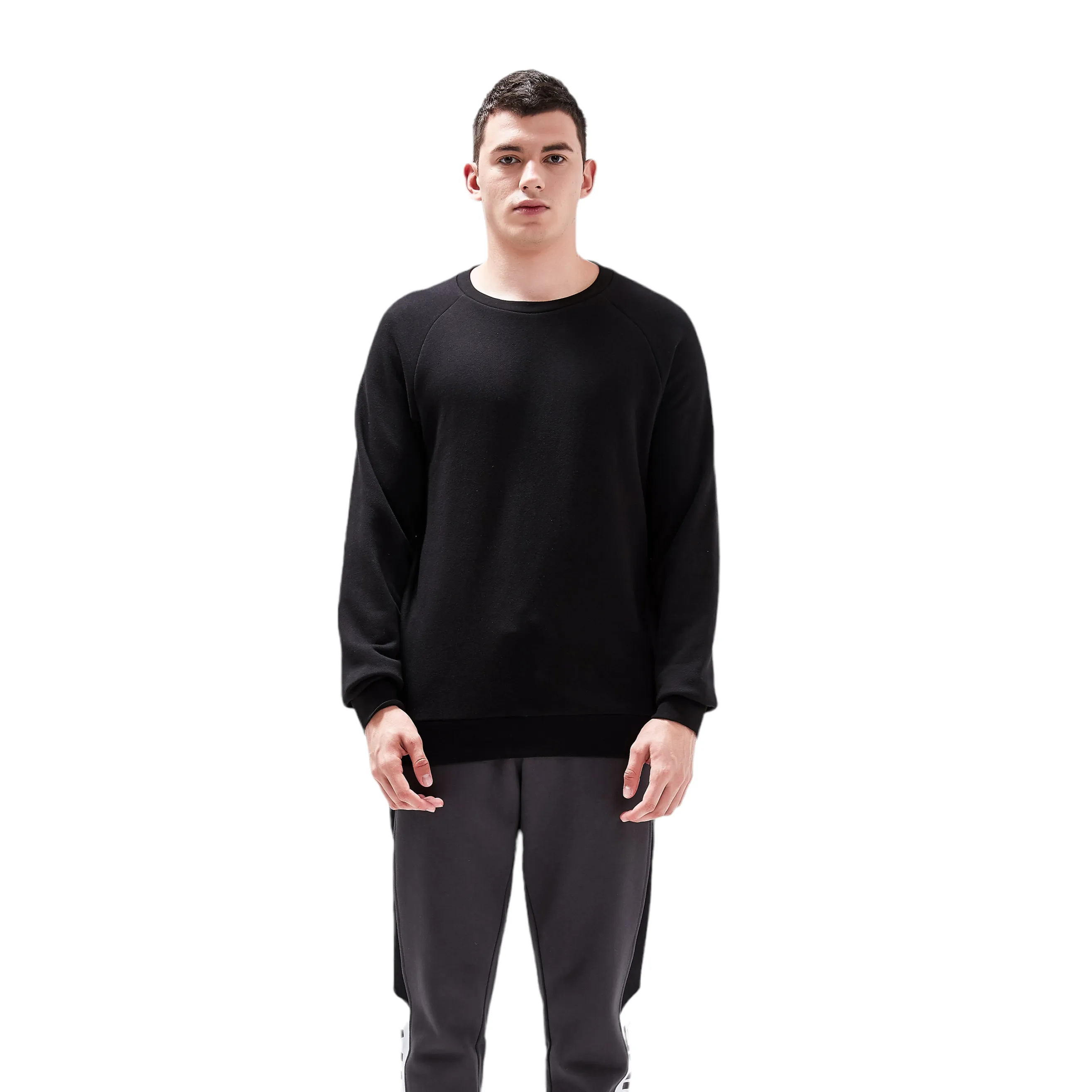 Roosevelt French Terry Performance Sweat Shirt - Black