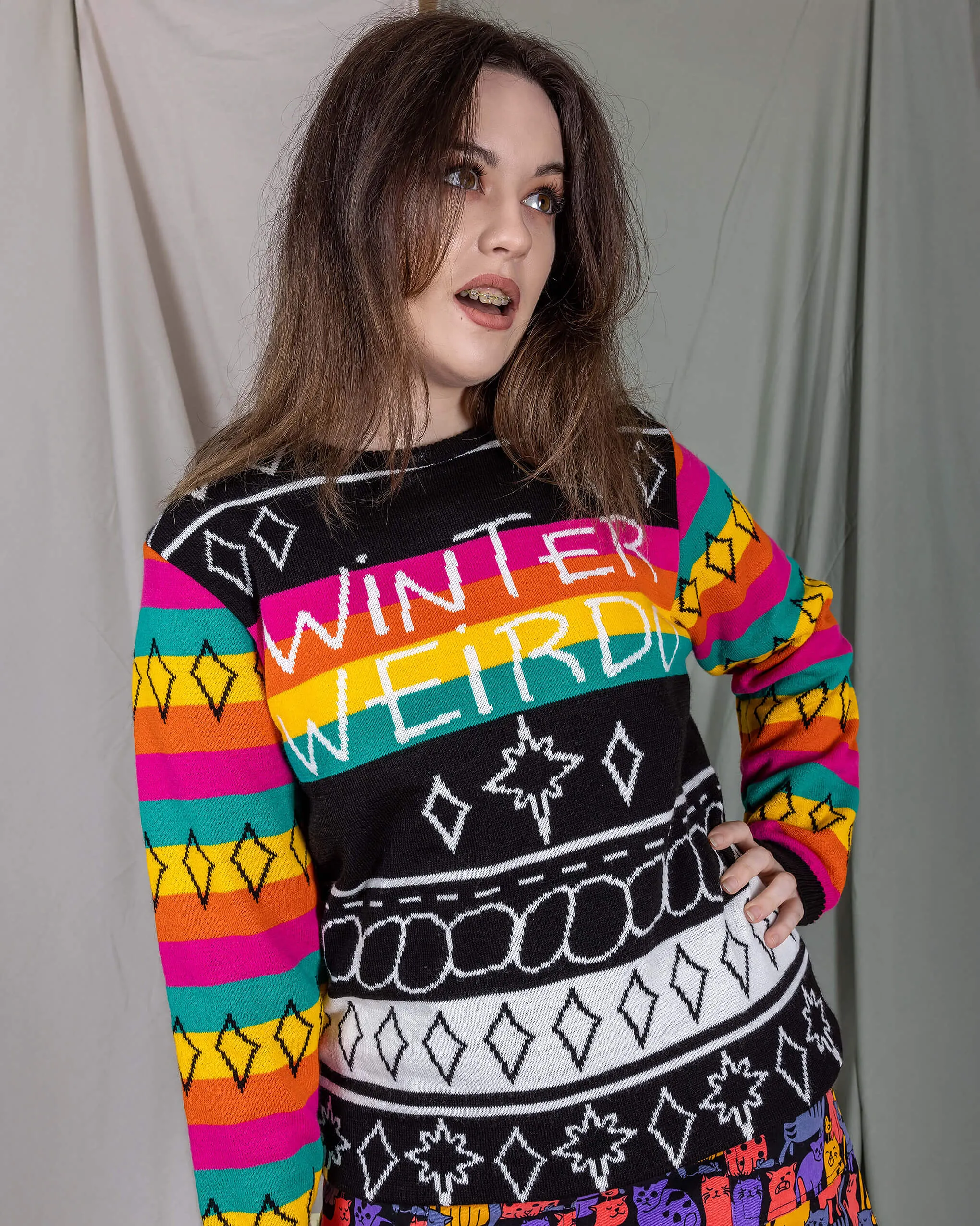 Run & Fly x Katie Abey Winter Weirdo Jumper