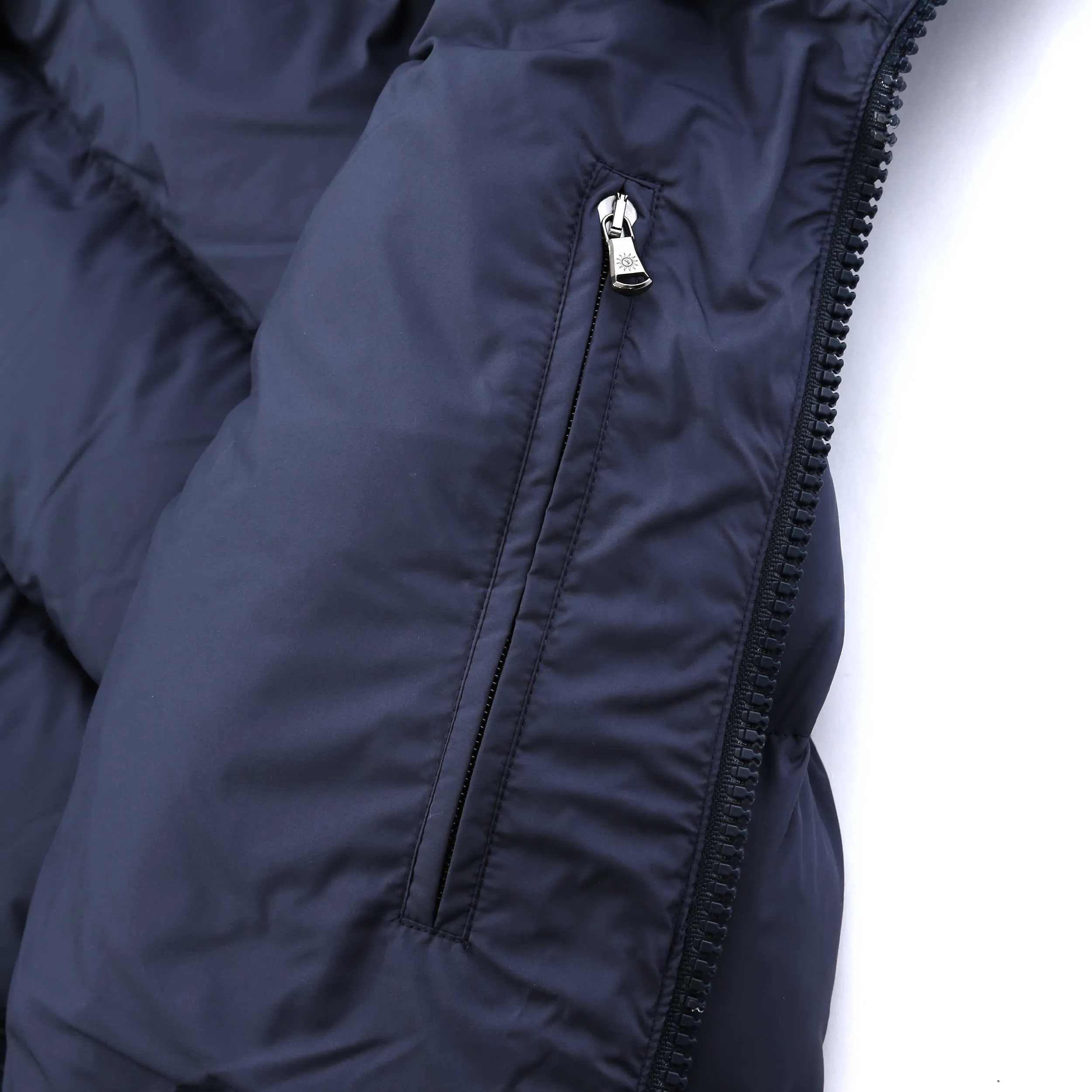 Sandbanks Ravine Mid Puffer Jacket in Navy