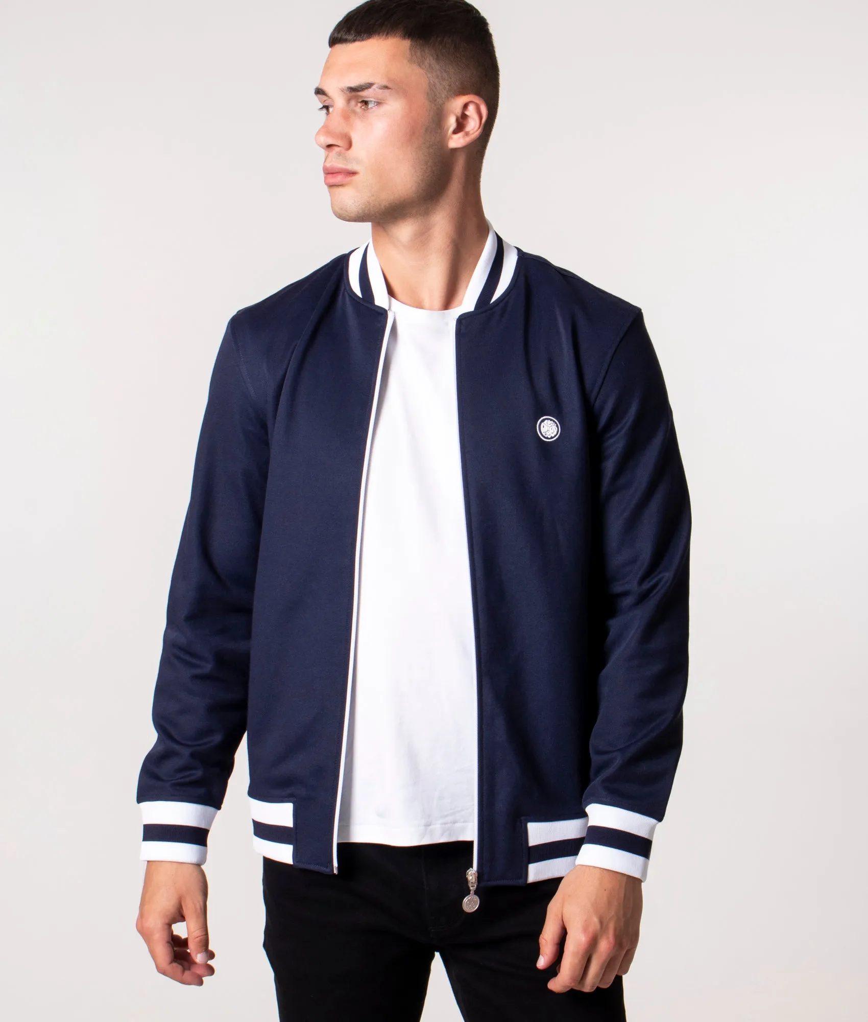 Slim Fit Bomber Track Top