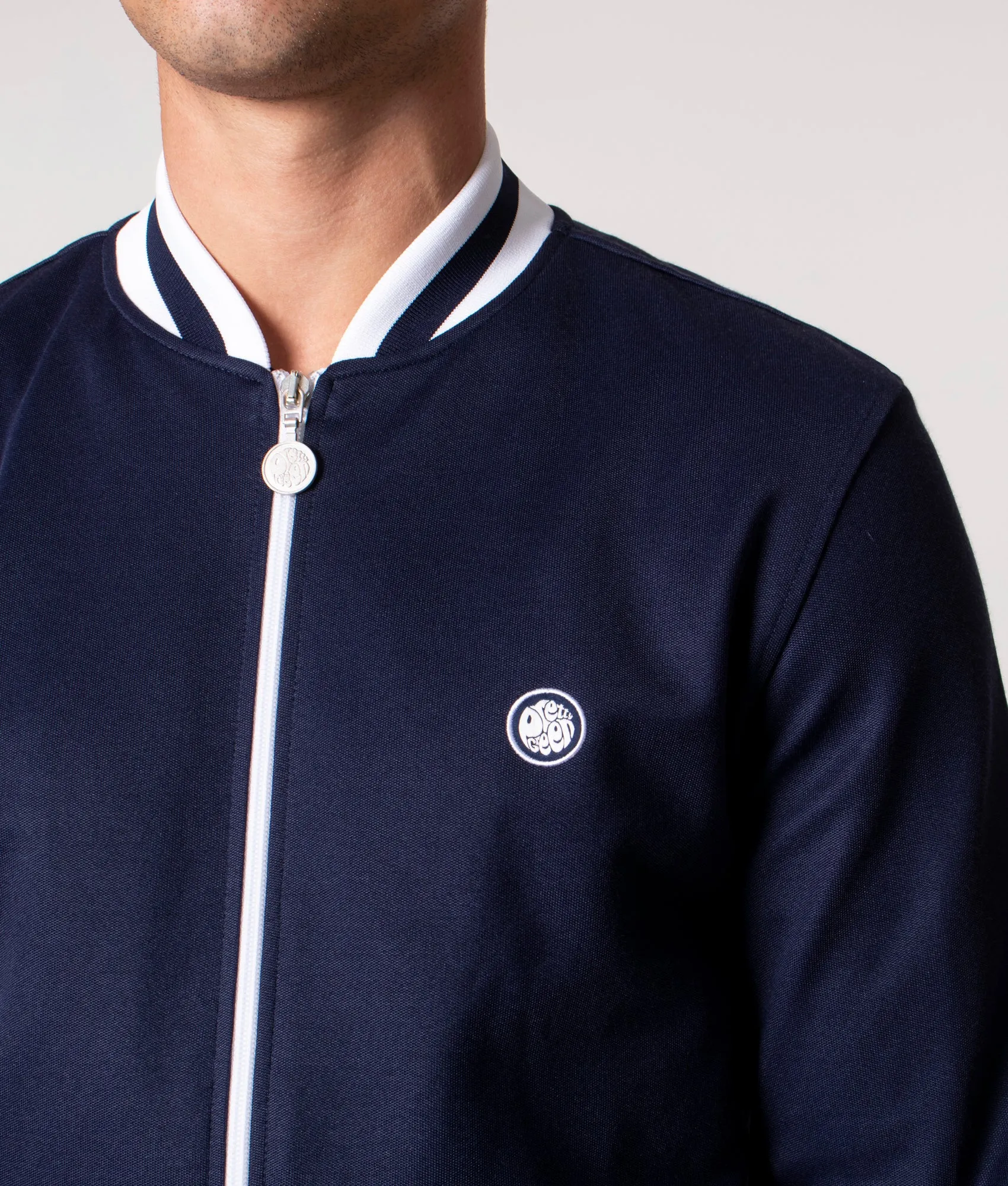 Slim Fit Bomber Track Top