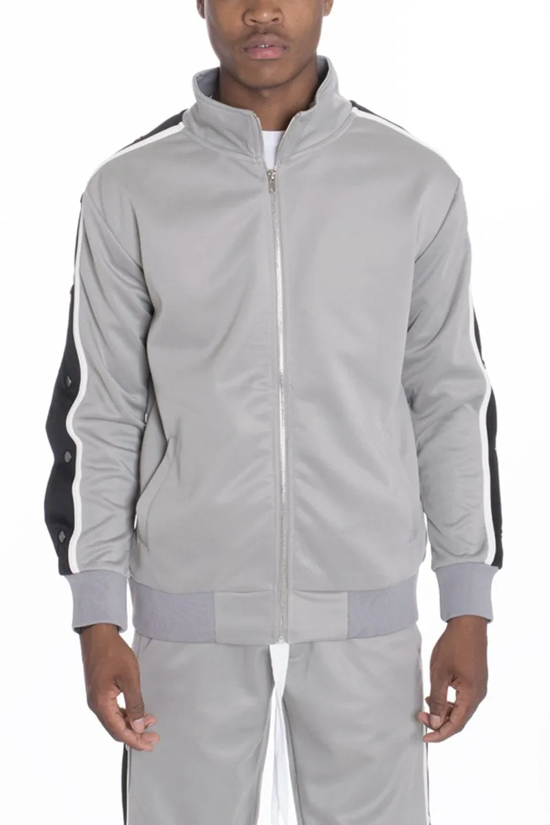 SNAP BUTTON TRACK JACKET