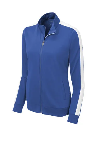 Sport-Tek ® Ladies Tricot Track Jacket