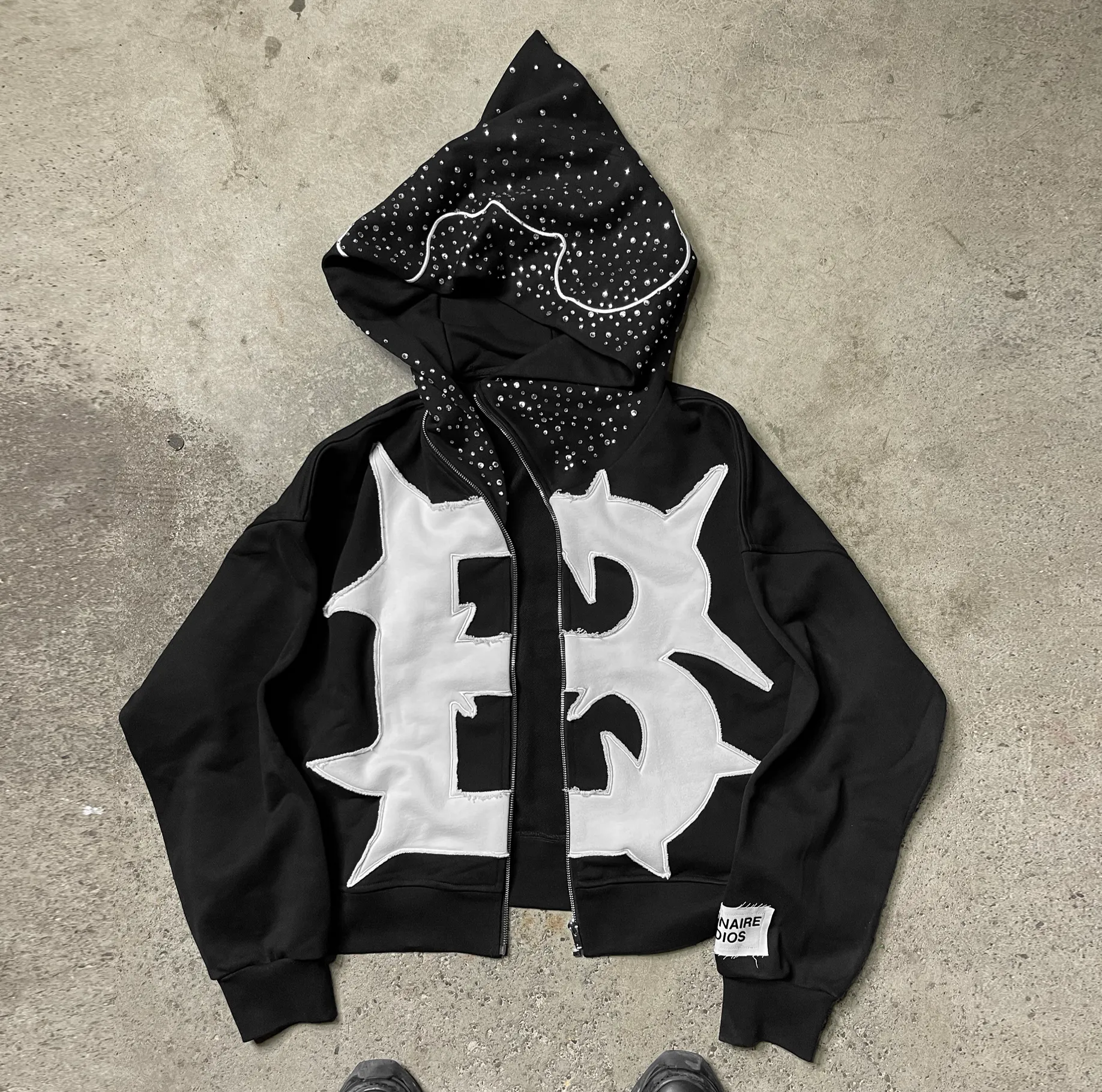 Statement Street Style Zip Hoodie