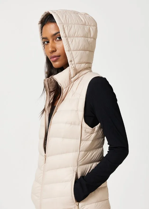 Stone Longline Duck Down Puffer Vest