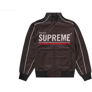 Supreme World Famous Jacquard Track Jacket Black