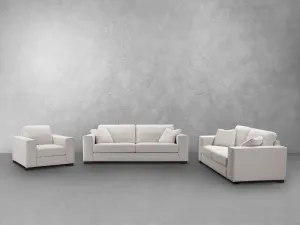 Tamora 3-pc Fabric Sofa Set