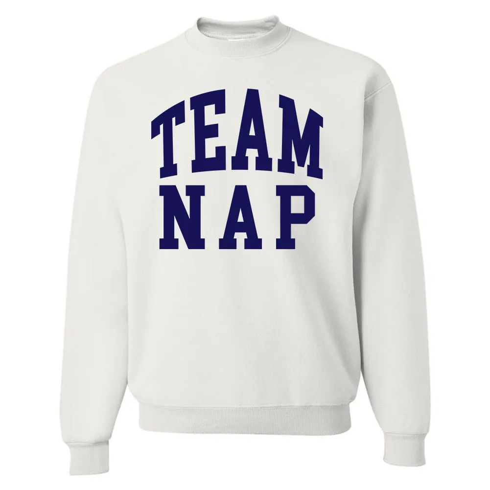 'Team Nap/Couch Club' Crewneck Sweatshirt