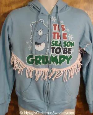 TIS THE SEASON TO BE GRUMPY Tacky Christmas Sweatshirt Hoody