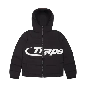 Trapstar Hyperdrive Hooded Puff Puffer - Black