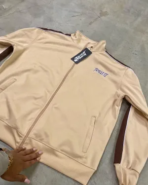 Trillest Signature Camel/Brown Track Jacket