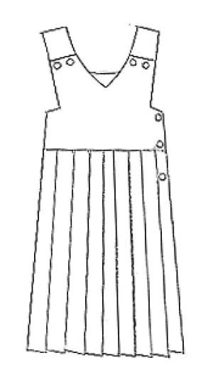 V-neck top with Knife Pleats Jumper 520