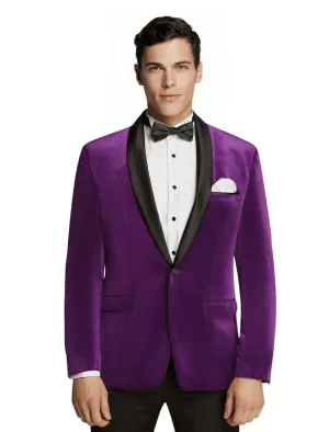 Velvet Plum Dinner Jacket