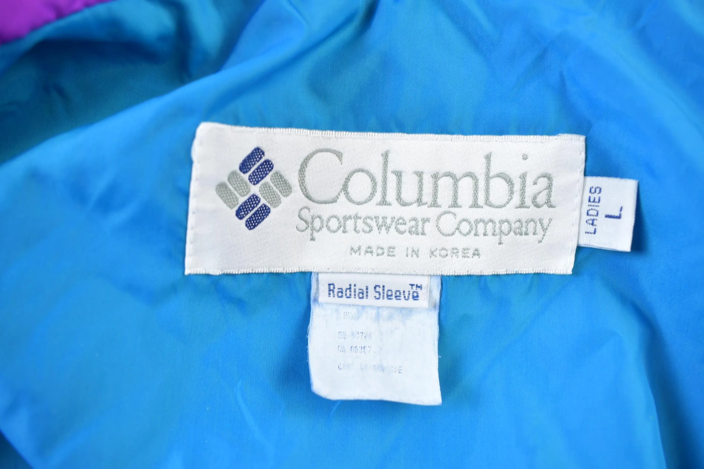 Vintage 1990s Columbia Sportswear Company Whirlibird Full Zip Jacket