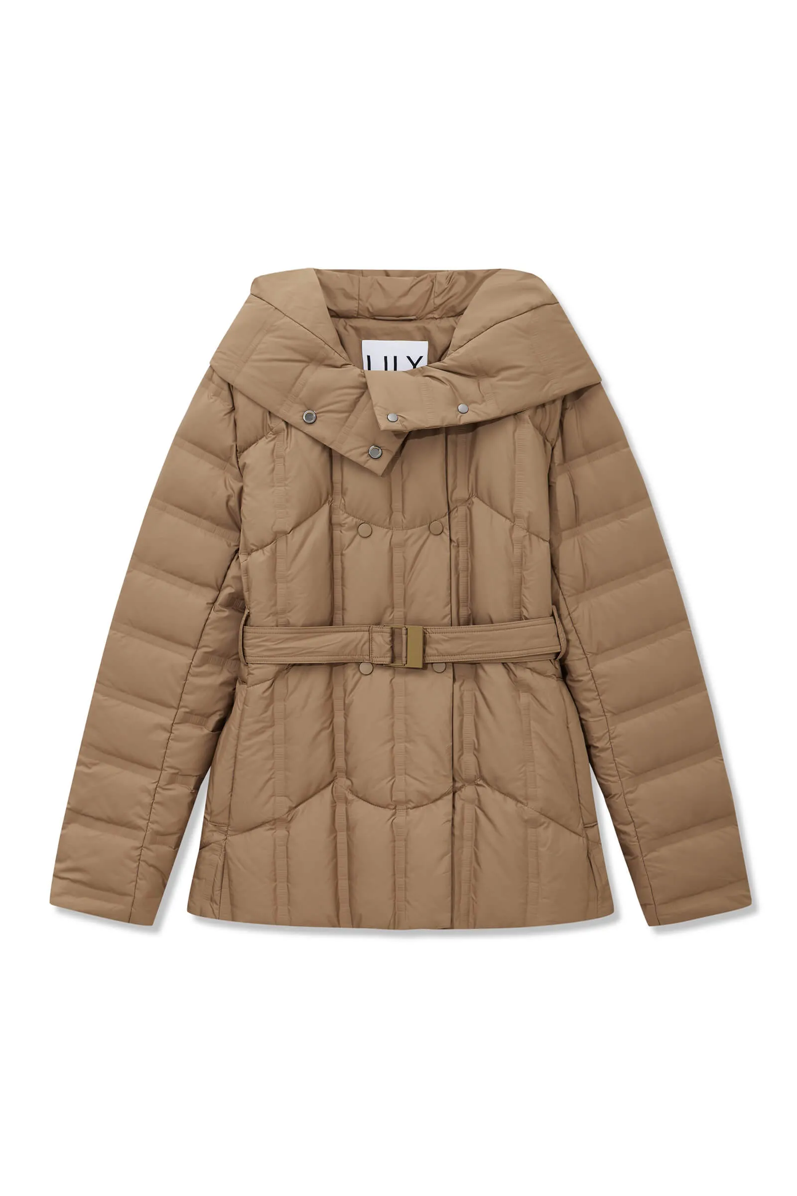 Warm Hooded Goose Down Jacket