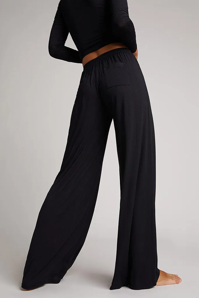 Whipped Track Pant in Black