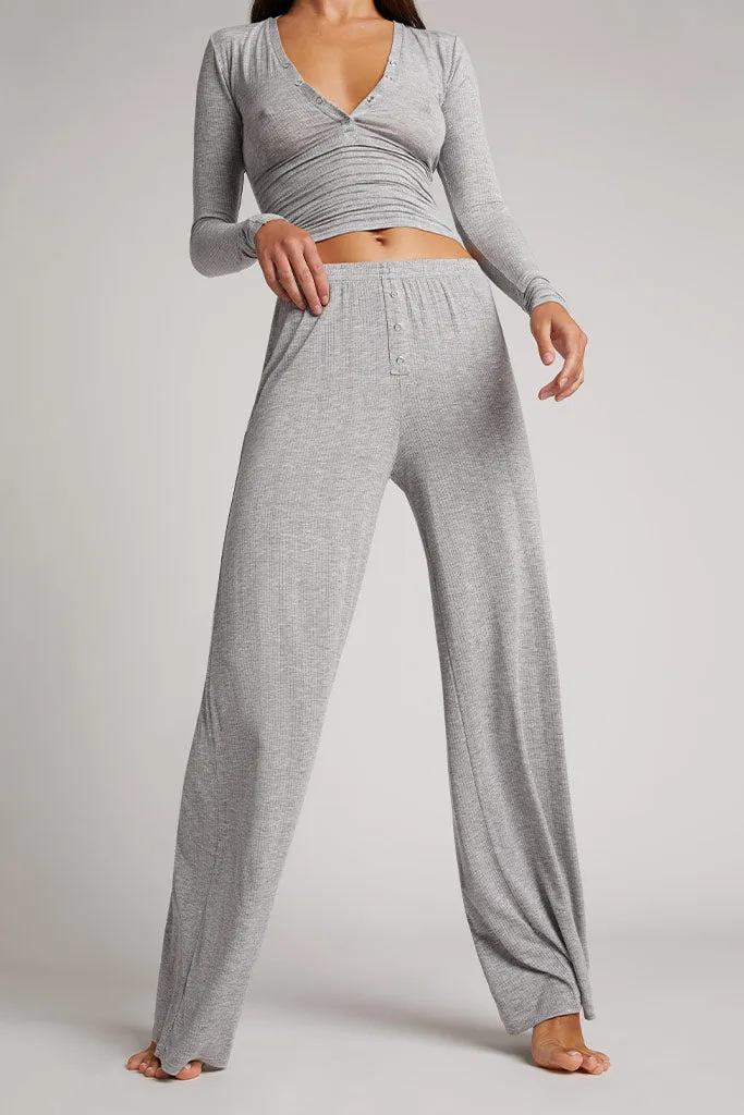 Whipped Track Pant in Heather Grey